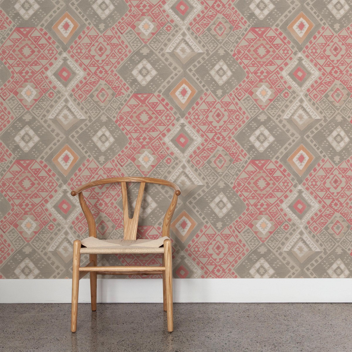 KILIM in Coral Pink