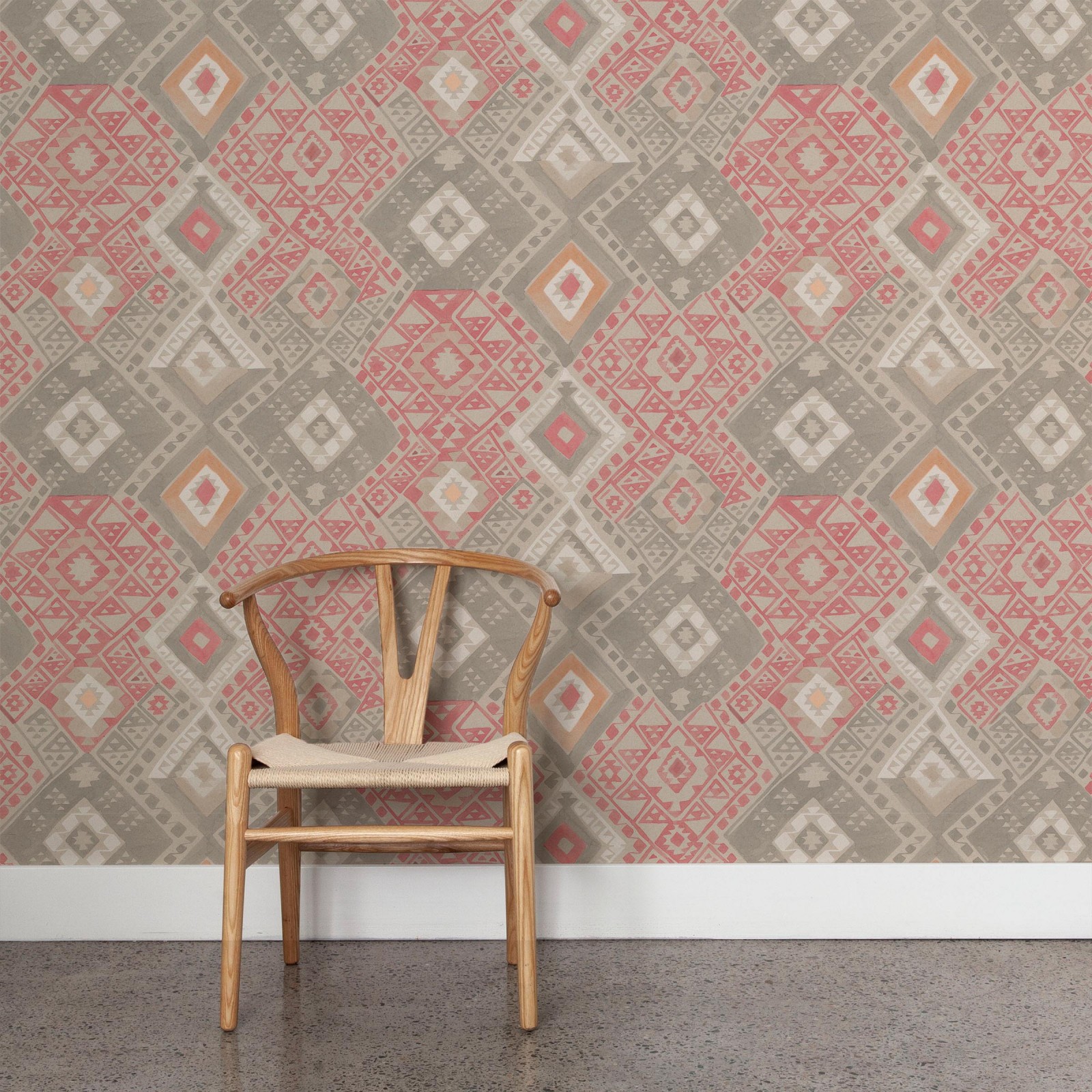 KILIM in Coral Pink