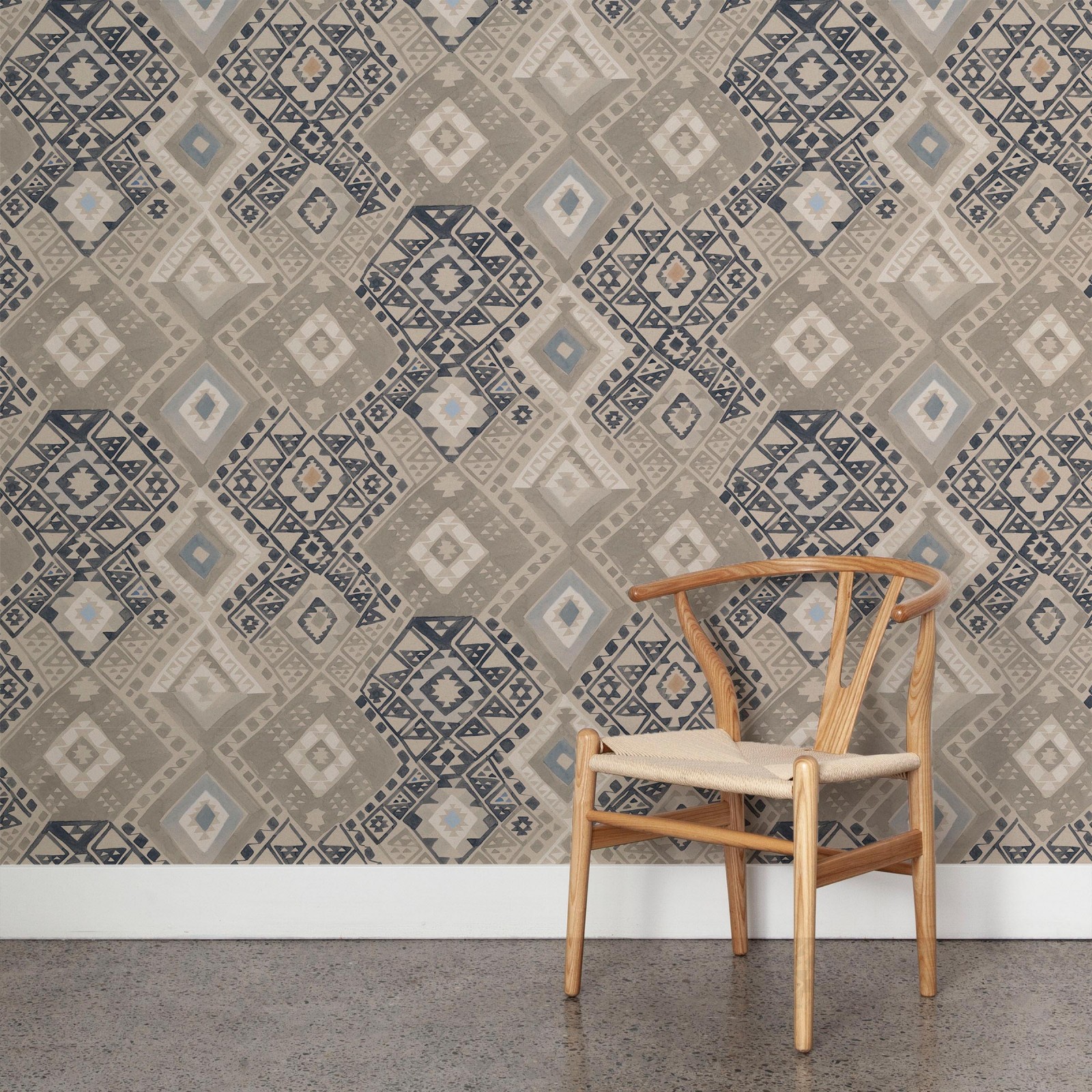 KILIM in Navy