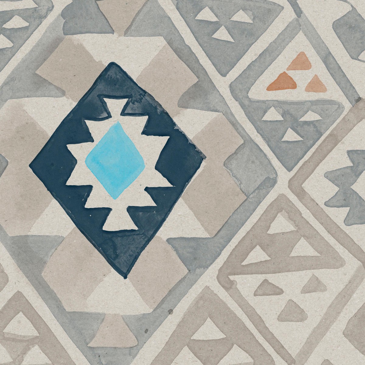 KILIM in Caspian Blue