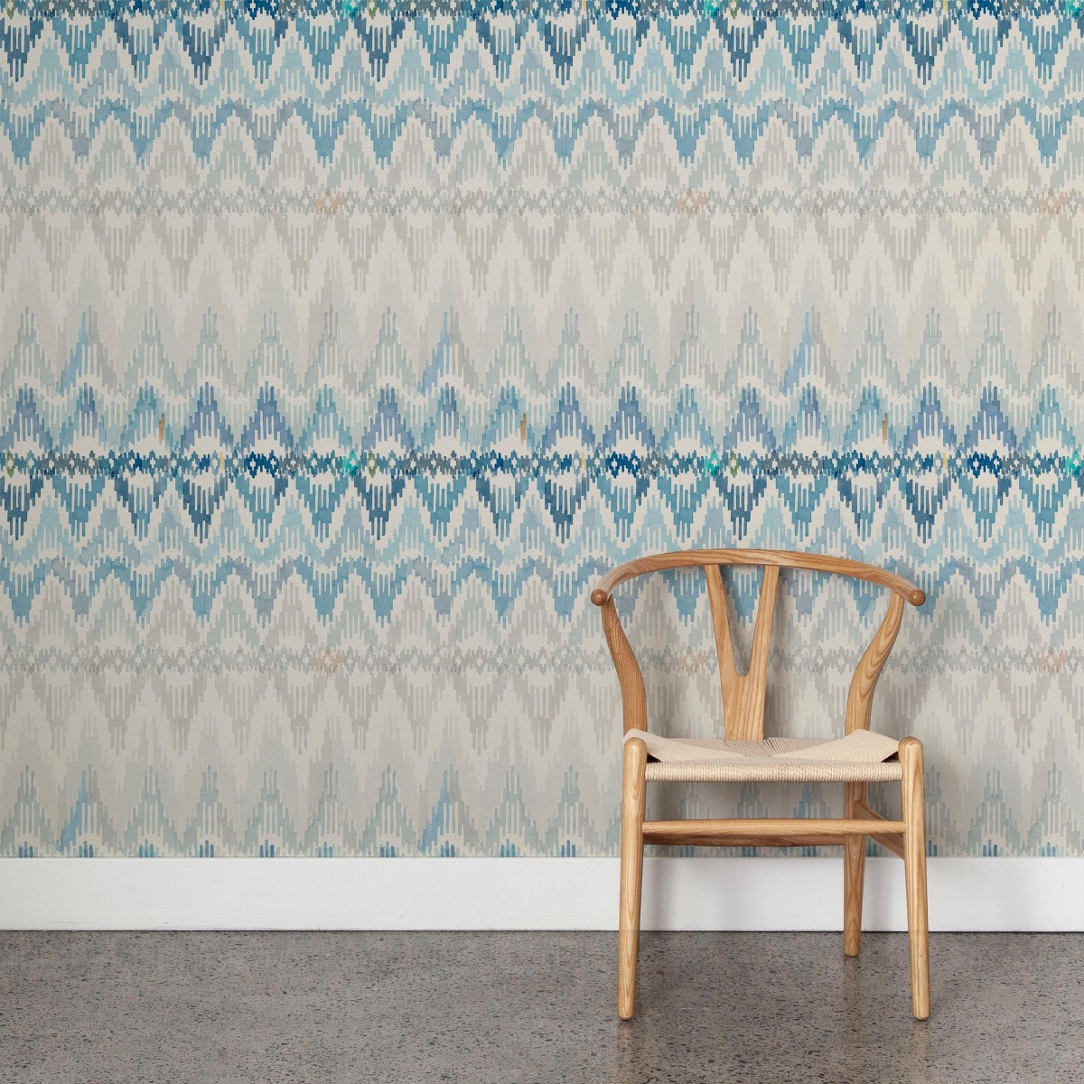 BARGELLO in Caspian Blue