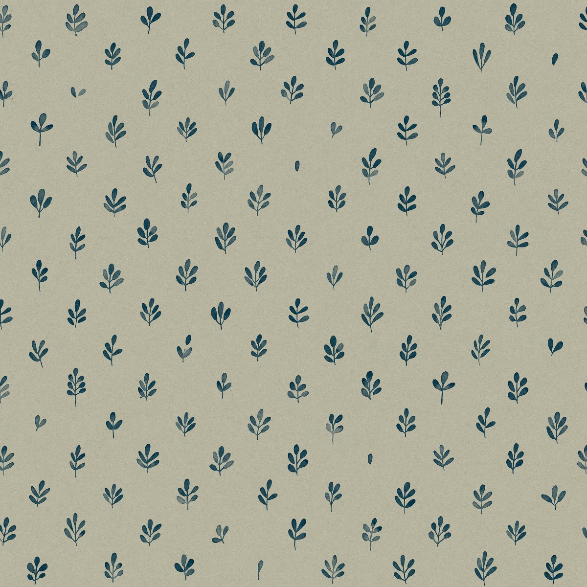 MUGHAL LEAF in Forest Blue