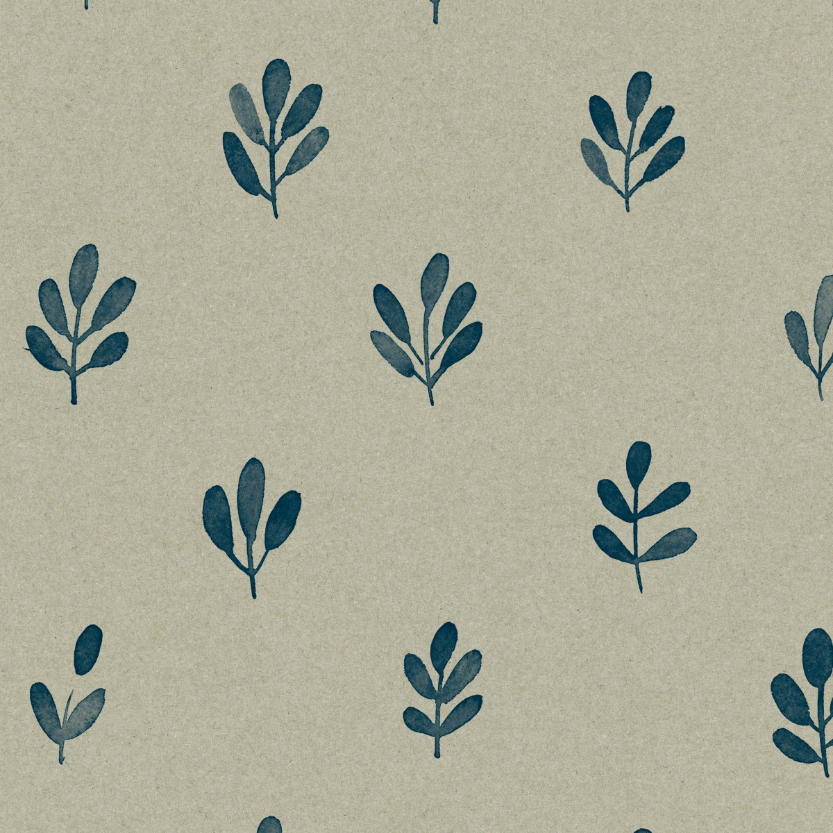 MUGHAL LEAF in Forest Blue