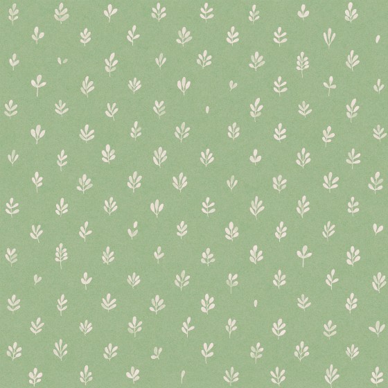 MUGHAL LEAF in Cinnabar Green