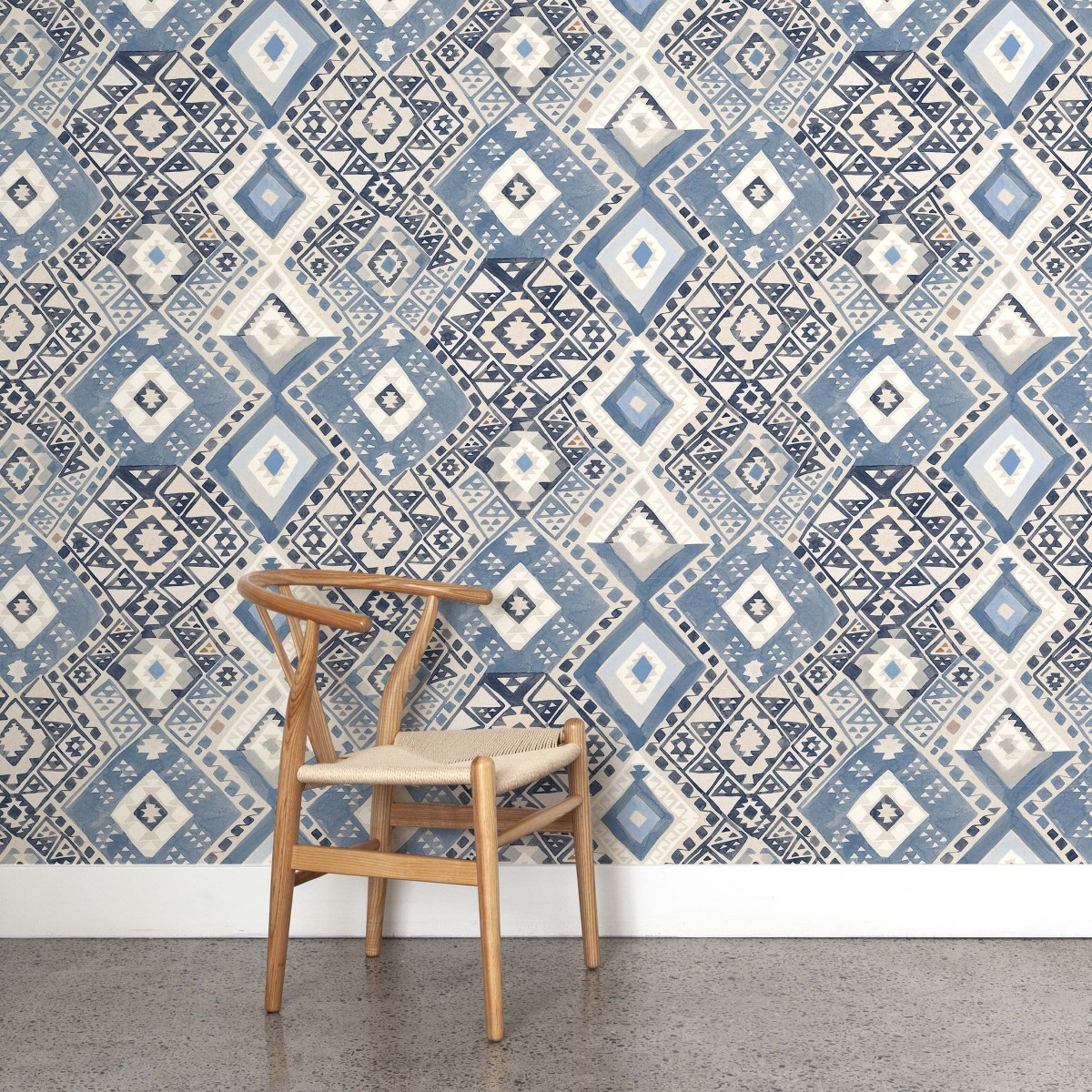 KILIM in Blue Oasis