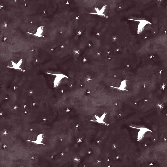 STARLIT in Deep Crimson (half-scale)